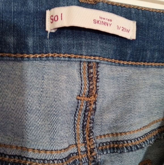 SO low-rise skinny jeans women size 9/29 - Picture 5 of 7